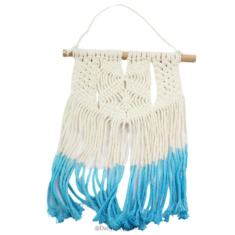 NWOT Ashland Dip Dyed Intricate Macrame Wall Hanging